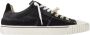 Maison Margiela Zwarte Leren Evolution Low-Top Sneakers Zwart Heren - Thumbnail 1