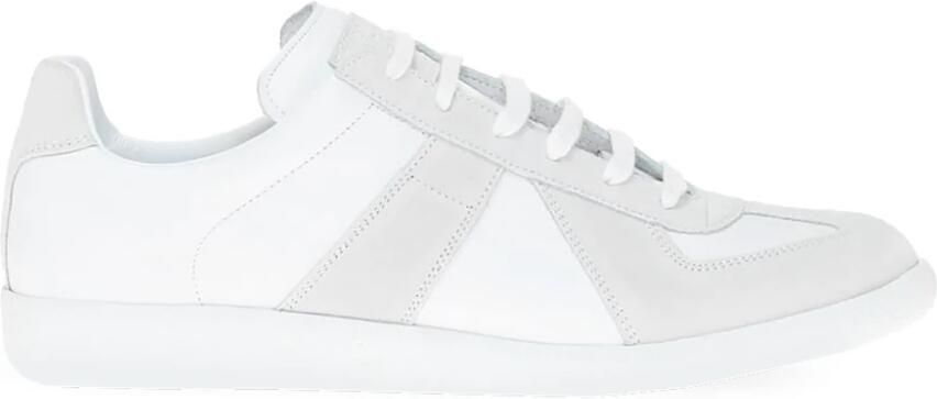 Maison Margiela Replica sneaker van kalfsleer met suède details