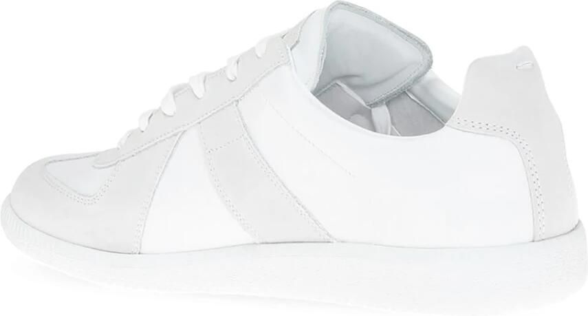 Maison Margiela Replica sneaker van kalfsleer met suède details - Foto 4