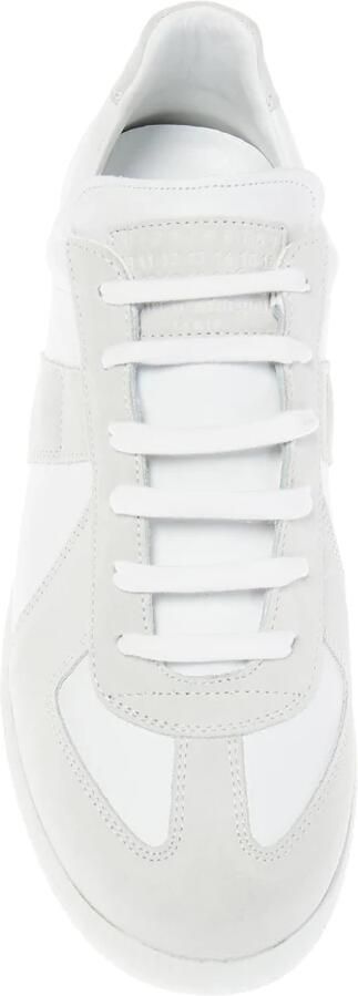 Maison Margiela Replica sneaker van kalfsleer met suède details - Foto 6