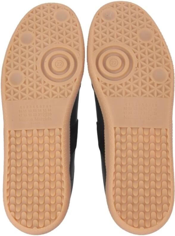 Maison Margiela Replica Leren Sneakers met Suède Inzetstukken Black - Foto 3