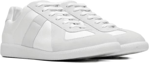 Maison Margiela Replica sneaker van kalfsleer met suède details - Foto 3