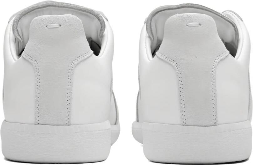 Maison Margiela Replica sneaker van kalfsleer met suède details - Foto 3
