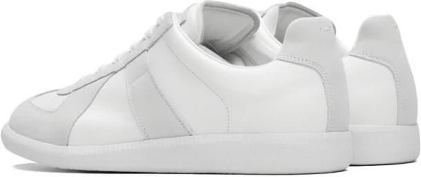 Maison Margiela Replica sneaker van kalfsleer met suède details - Foto 9