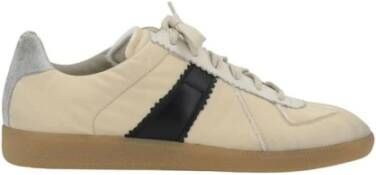 Maison Margiela Retrostijl BeigeBlack Sneakers Beige Heren