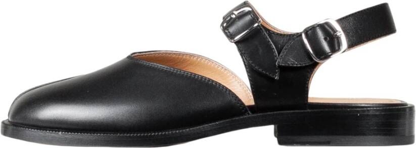 Maison Margiela Leren laarzen Tabi Black Heren
