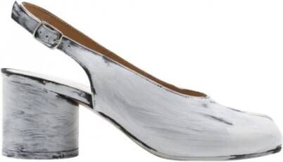 Maison Margiela Slingback schoenen met craquelé-effect White Dames