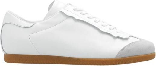 Maison Margiela Witte kalfsleren sneakers voor White