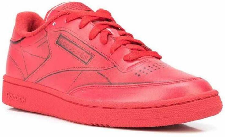 Maison Margiela Classic Leather Trainers Rood Heren