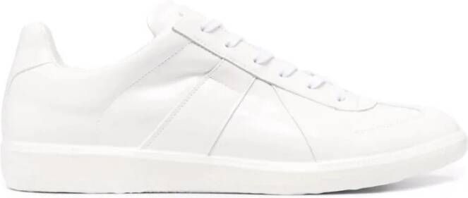 Maison Margiela Wit Leren Replica Lage Sneakers White Heren