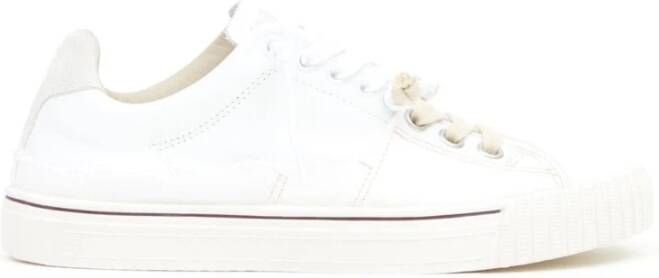 Maison Margiela Witte Distressed Evolution Sneakers White Dames