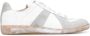 Maison Margiela Witte Sneakers met Grijze Suede Inzetstukken White Heren - Thumbnail 9