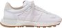 Maison Margiela Suede Hiel Stoffen Sneakers met Contrasterende Zool White Heren - Thumbnail 7
