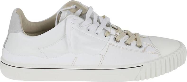 Maison Margiela New Evolution Low Leren Sneakers White Heren