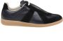 Maison Margiela Replica Leren Sneakers met Suède Inzetstukken Black Heren - Thumbnail 12