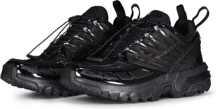 Maison Margiela Sportieve Sneaker met Ademende Mesh-elementen Black Dames