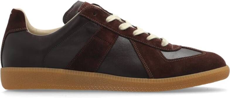 Maison Margiela Bruine Sneakers voor Stijlvolle Outfits Brown Heren