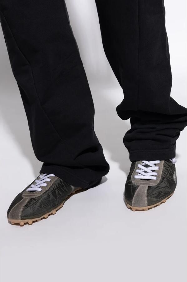 Maison Margiela Canvas Sneakers met Suède Panelen - Foto 2