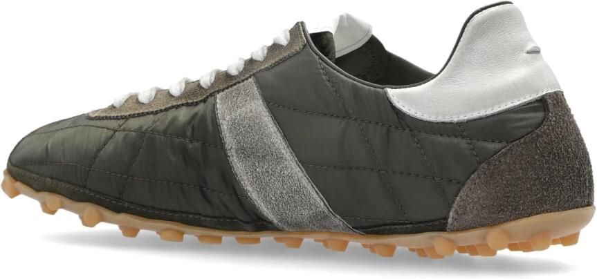 Maison Margiela Canvas Sneakers met Suède Panelen - Foto 4