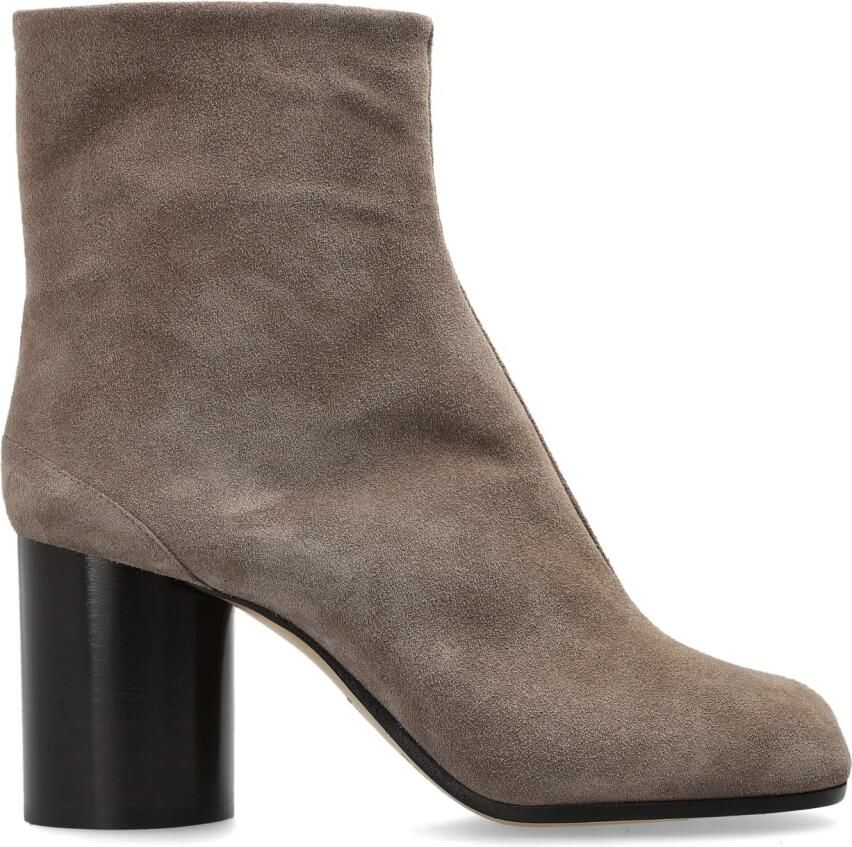 Maison Margiela Suede Heeled Tabi Enkellaarsjes