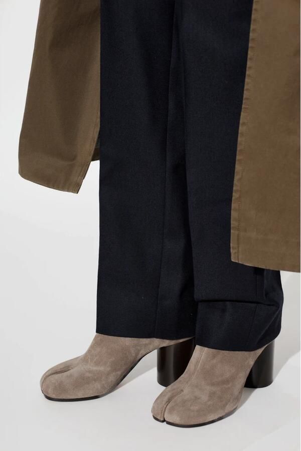 Maison Margiela Suede Heeled Tabi Enkellaarsjes - Foto 4