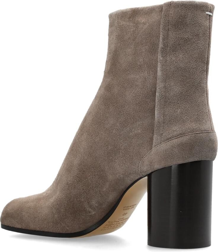 Maison Margiela Suede Heeled Tabi Enkellaarsjes - Foto 3