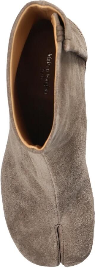Maison Margiela Suede Heeled Tabi Enkellaarsjes - Foto 6