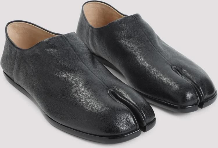 Maison Margiela Zwarte platte schoenen met Tabi-snede Black Heren - Foto 3