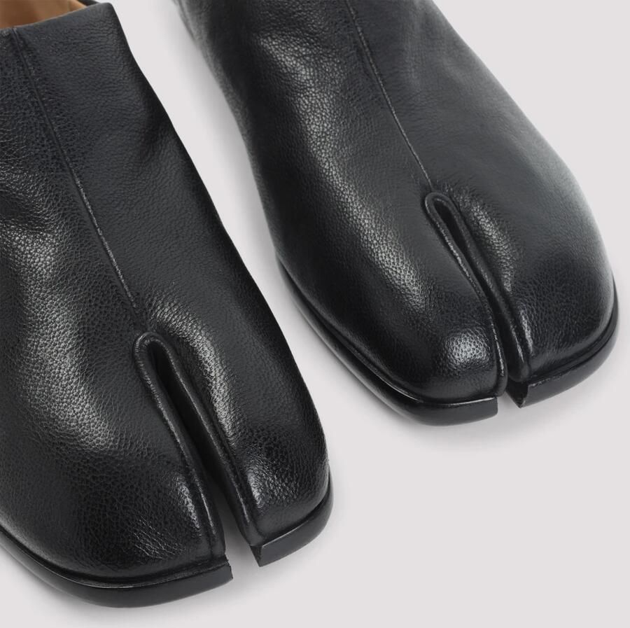 Maison Margiela Zwarte platte schoenen met Tabi-snede Black Heren - Foto 2