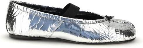 Maison Margiela Tabi Ballerina Knoopdetail Leren Schoenen