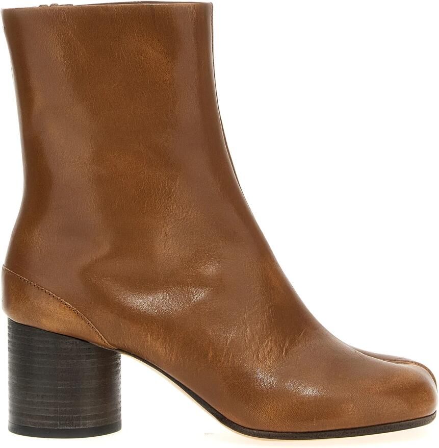 Maison Margiela Boots 'Tabi' Ankle Boots in bruin