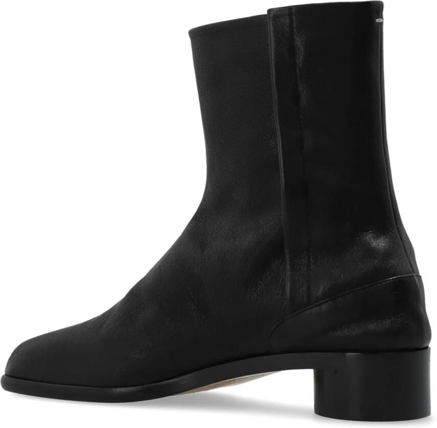 Maison Margiela Zwarte Split-Teen Enkellaarzen voor Mannen Black Heren - Foto 2