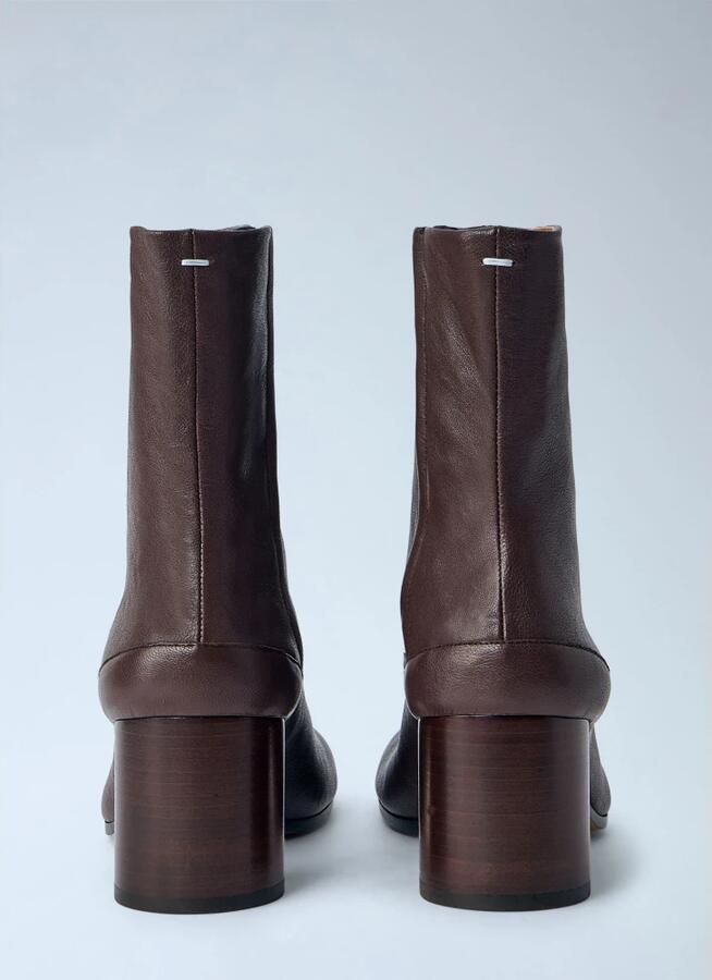 Maison Margiela Tabi enkellaarsjes met 60mm hak - Foto 8