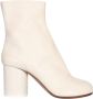 Maison Margiela Tabi H80 Ankle Boots in White Leather Wit Dames - Thumbnail 1