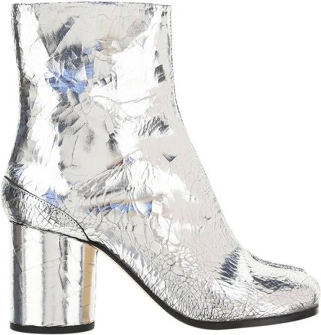 Maison Margiela Tabi Leren Enkellaarzen