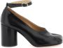 Maison Margiela Zwarte Tabi Patentleren Pumps Black Dames - Thumbnail 5