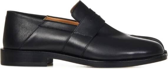 Maison Margiela Tabi Mocassin Zwarte Leren Schoen