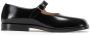 Maison Margiela Zwarte leren loafers met Tabi teen Black Dames - Thumbnail 1