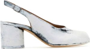 Maison Margiela Tweekleurige leren Tabi pumps Meerkleurig Dames