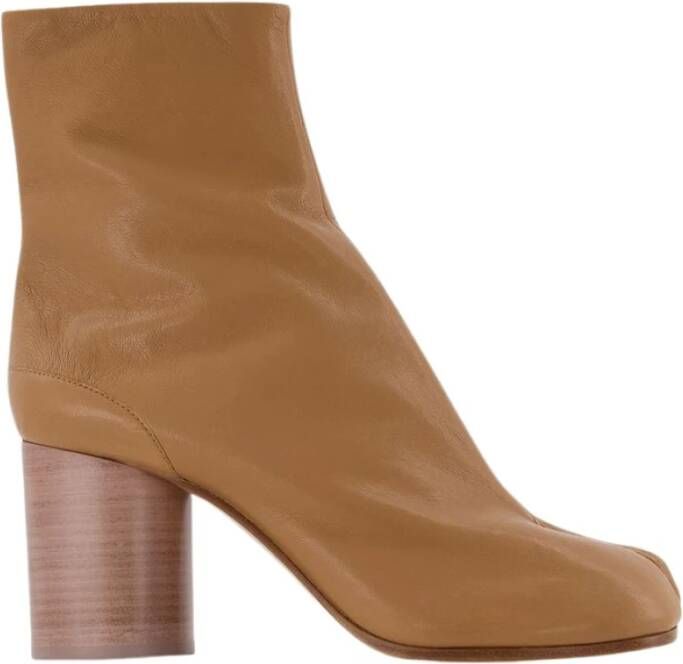 Maison Margiela Vintage Beige Tabi H80 Enkellaarzen Beige Dames