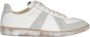 Maison Margiela Vintage Witte Leren Sneakers White Heren - Thumbnail 1
