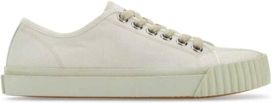 Maison Margiela Witte canvas Tabi sneakers