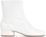 Maison Margiela Witte Parelmoer Tabi Enkellaarsjes - Thumbnail 1