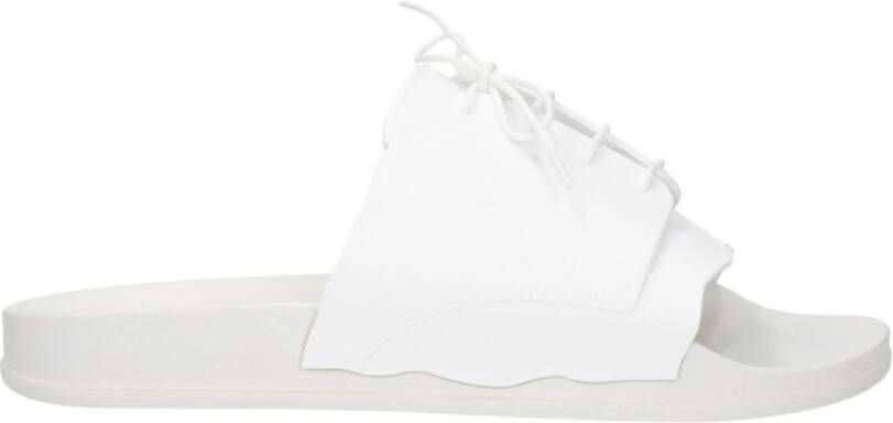 Maison Margiela Witte katoenen slippers sandalen