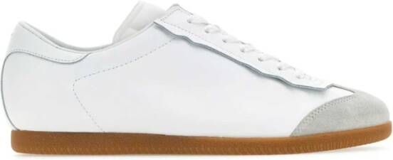 Maison Margiela Witte kalfsleren sneakers voor White