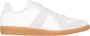 Maison Margiela Witte Leren Sneakers Laag-Top Origineel Ontwerp - Thumbnail 1
