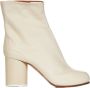 Maison Margiela Enkellaarzen met hak en 'Tabi' uitsnede Beige Dames - Thumbnail 1