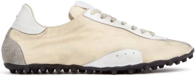Maison Margiela Witte Sneakers met Vintage Details Multicolor Dames
