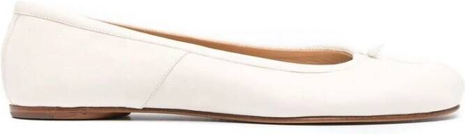 Maison Margiela Witte Tabi Teen Slip-On Schoenen
