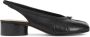 Maison Margiela Zwarte Leren Ballerina's Elegante Comfortabele Schoenen Black Dames - Thumbnail 10
